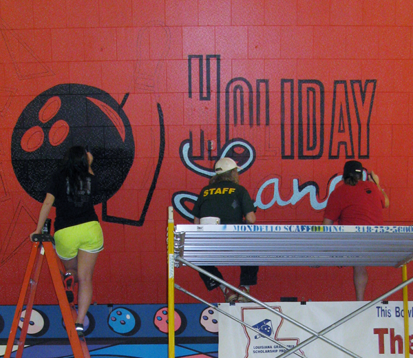 Holiday Lanes Murals